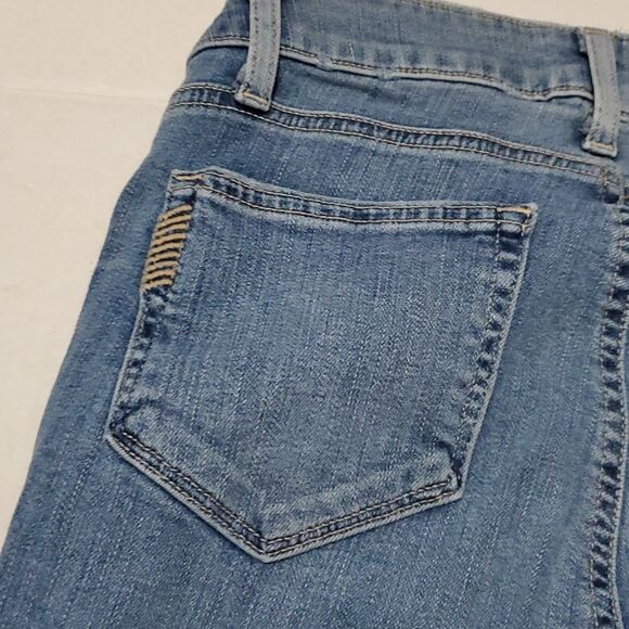 Paige Verdugo Medium Wash Mid Rise Crop Casual Trendy Skinny Jeans W 26 - Picture 8 of 11
